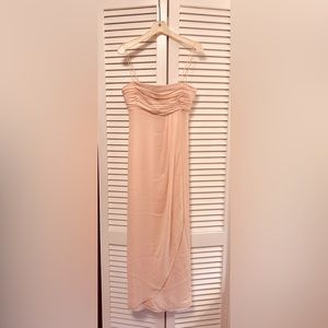 Elegant light pink evening gown. Brand new never worn. Size 4.
